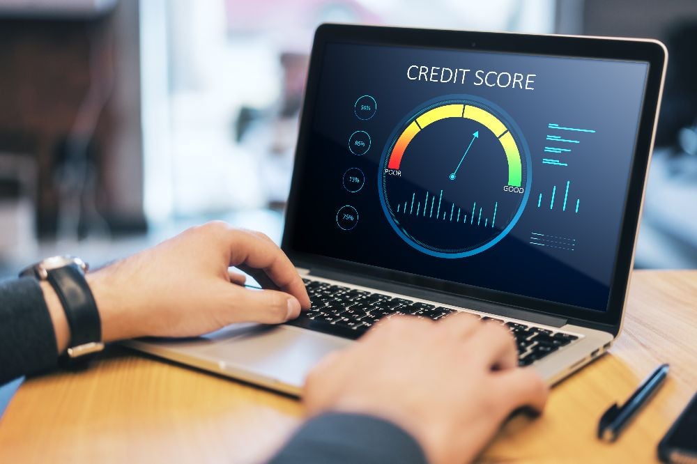 Customer reviewing financing terms